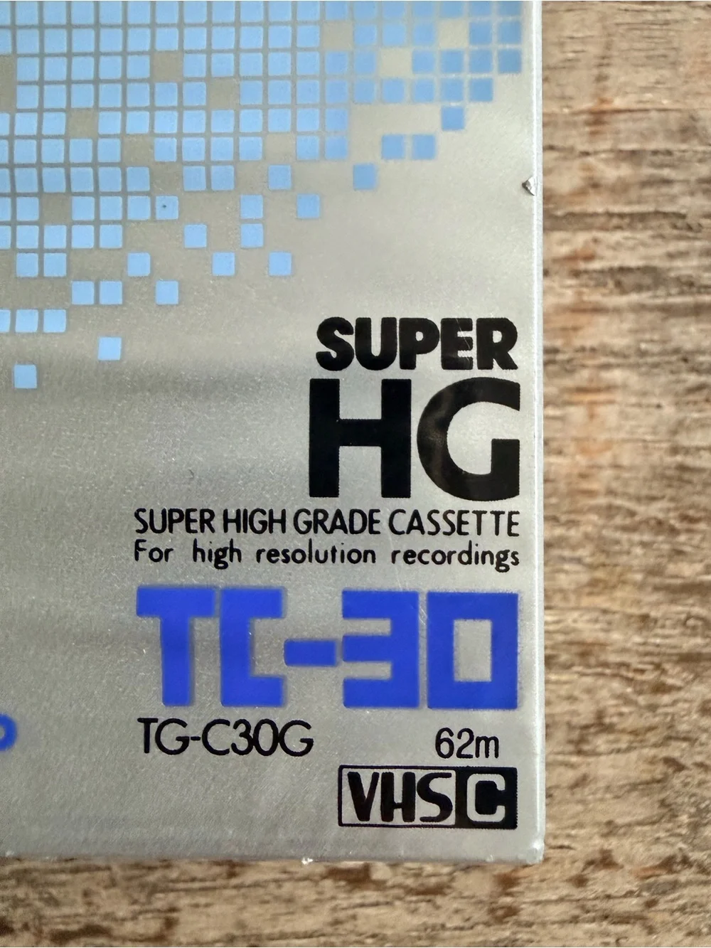 Quasar Super HG VHS C Compact Video Cassette Tape Sealed Brand New Vintage